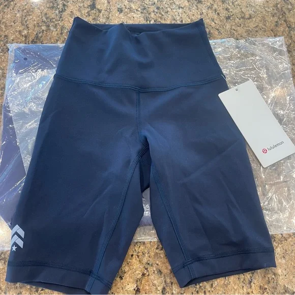 NWT Lululemon Wunder Train High Rise Short 8" true navy blue - Picture 8 of 16